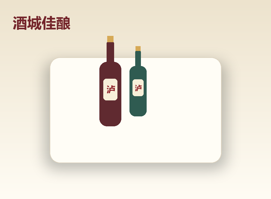 酒城佳酿礼品图